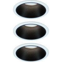 Paulmann Oprawa wbudowana Cole Coin 3-st ścimnianie LED 3x6,5W 2700K 230V Biały/Czarny Mat /Tworzywo sztuczne