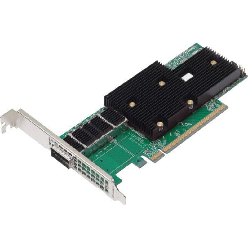 Broadcom Karta sieciowa Broadcom Broadcom P1400GD - Netzwerkadapter - PCIe 5.0 x16 Low-Profile - 400 Gigabit QSFP112 x 1