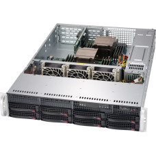 Supermicro 825TQC-R802WB Rack Black 800 W