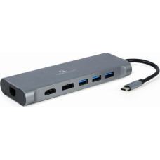 Cablexpert Stacja/replikator Cablexpert USB-C (A-CM-COMBO8-01)