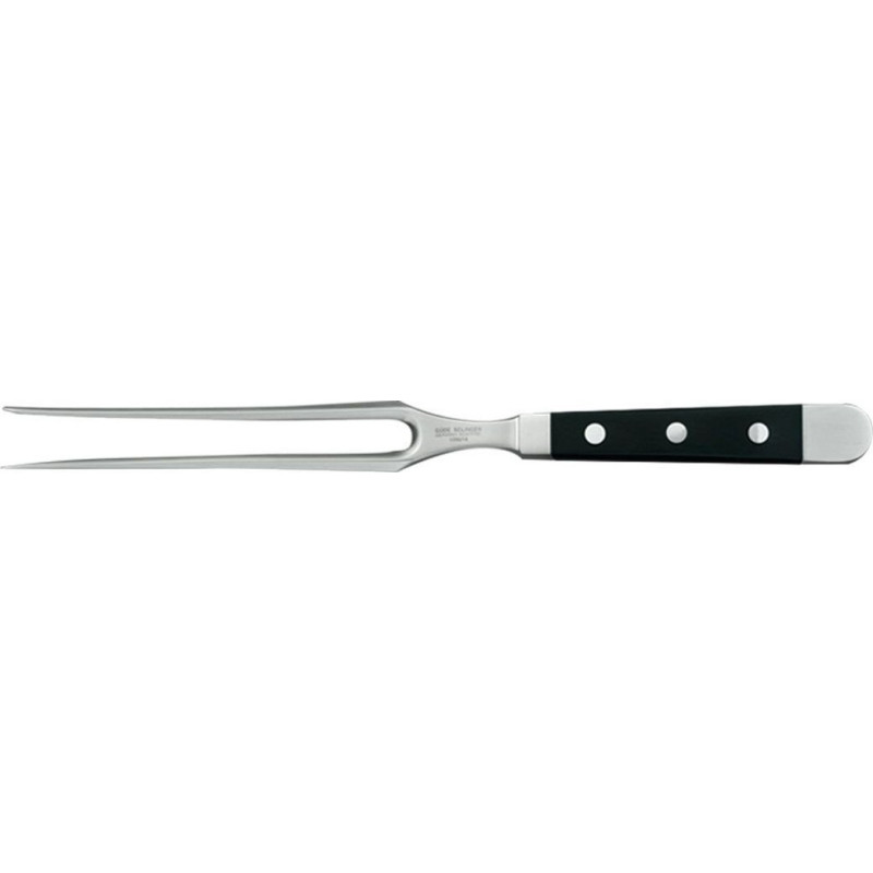 Gude Güde Alpha meat fork 18cm POM black 1096/18