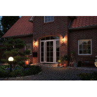 Paulmann Lampa wisząca Paulmann Oprawa ogrodowa Plug & Shine GLOB 2W 3000K IP65 24V antracyt