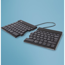 R-Go Tools Klawiatura R-GO Tools R-Go Tools ErgonomicznaR-Go Split Break klawiatura, z oprogramowaniem do robienia przerw, QWERTY (PT), Bluetooth, czarna