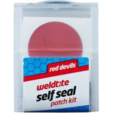 Weldtite Łatki do dętek zestaw RED DEVILS SELF SEAL PATCH KIT 6 x łatki samoprzylepne pudełko 20 szt. (WLD-01021)