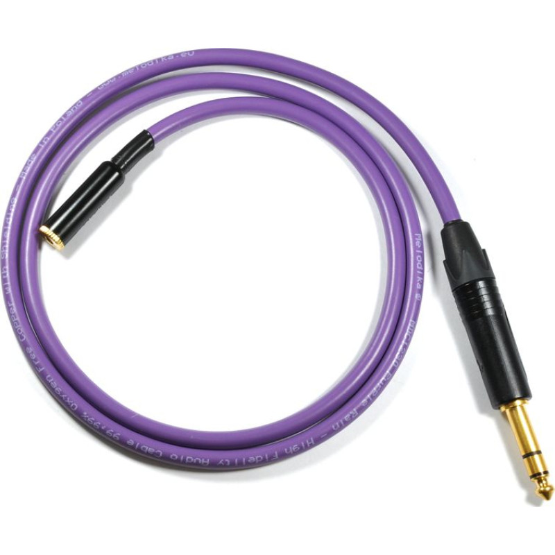 Melodika Kabel Melodika Jack 3.5mm - Jack 6.3mm 5m fioletowy