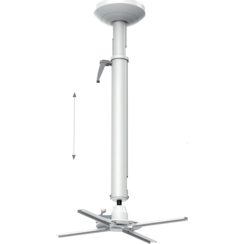 Hagor HAGOR Beamfix II 670 - 900 mm, ceiling mount (white)