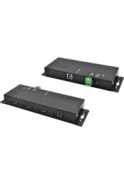 Exsys EXSYS EX-1183HMVS-2 4 portowy metalowy HUB USB 3.2 Gen1 z ochroną przeciwprzepięciową ESD 15KV