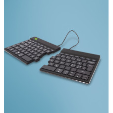 R-Go Tools Klawiatura R-GO Tools R-Go Tools Ergonomiczna R-Go Split Break klawiatura, z oprogramowaniem do robienia przerw, QWERTY (NORDIC), Bluetooth, czarna