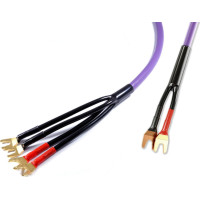 Melodika Kabel Melodika Widły - Widły 2.5m fioletowy