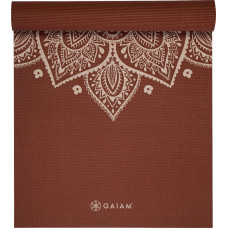 Gaiam GAIAM MATA DO JOGI INTENSE RUST SUNDIAL FLOWER 5MM 65733
