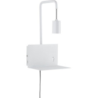 Paulmann Kinkiet Paulmann Calvani Kinkiet + półka max. 1x40W E27 230V Biały Metal