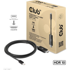 Club 3D Kabel Club 3D DisplayPort Mini - HDMI 1.8m czarny (CAC-1187)