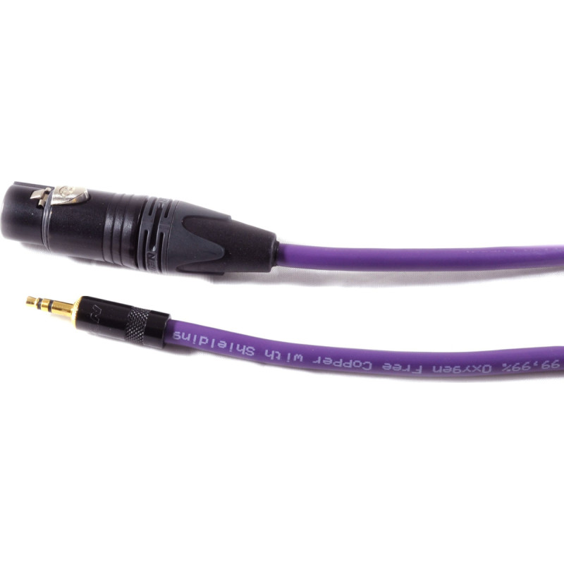 Melodika Kabel Melodika Jack 3.5mm - XLR 12m fioletowy