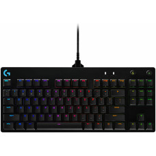 Logitech Klaviatūra Logitech 920-010593 Melns RGB LED Spāņu Qwerty Spāņu