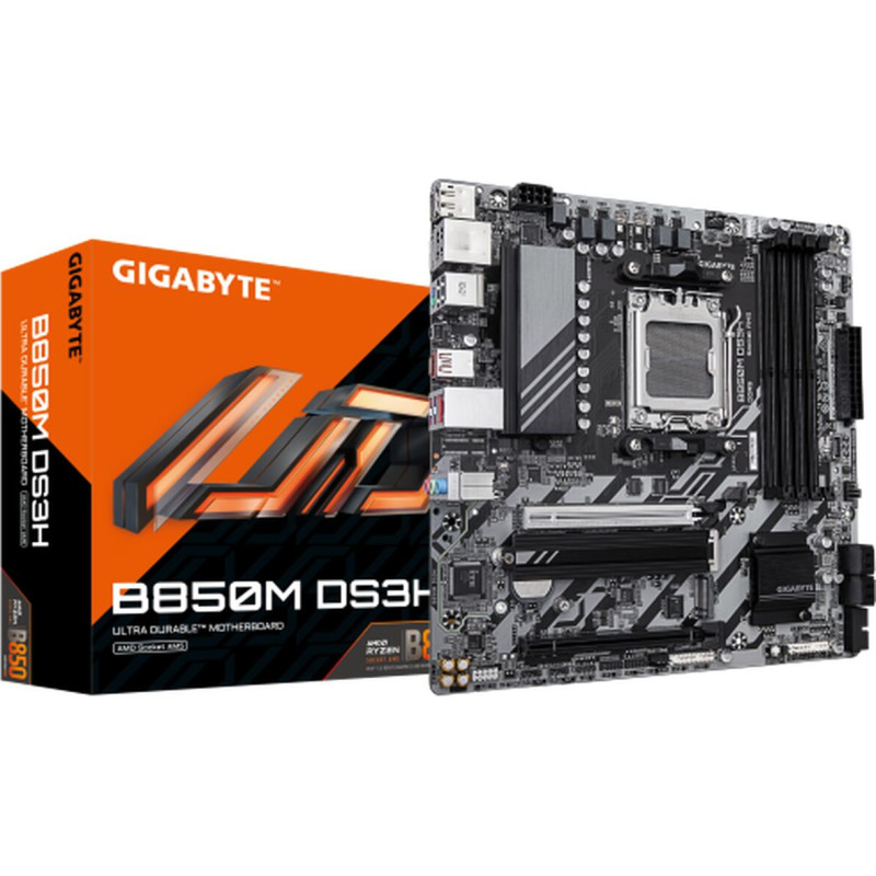 Gigabyte Mātesplate Gigabyte B850M DS3H AMD AMD AM5