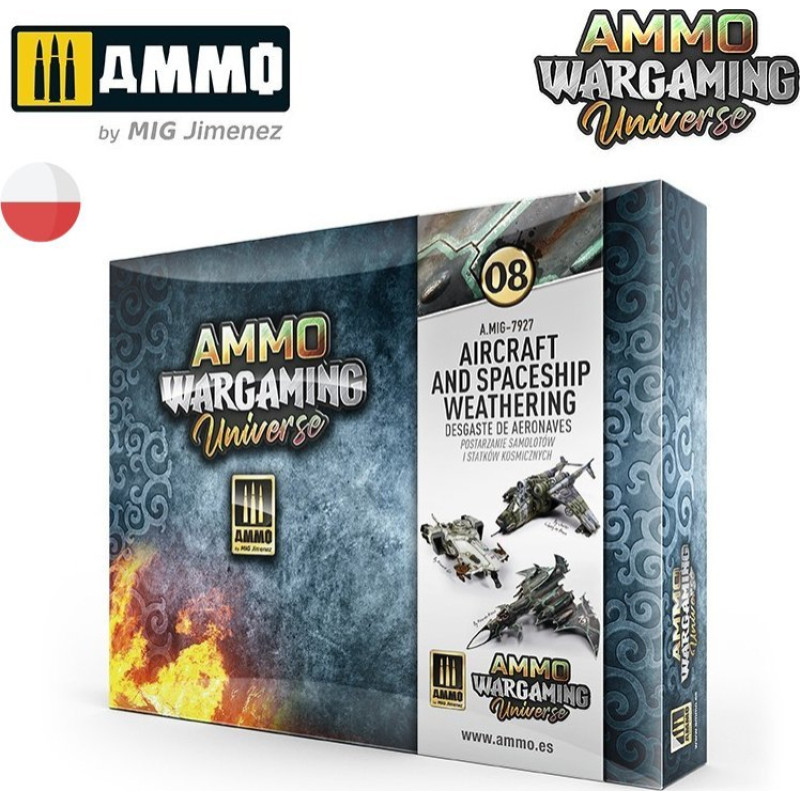 Vallejo Ammo: Wargaming Universe 08 - Aircraft and Spaceship Weathering - Postarzanie samolotów i statków kosmicznych