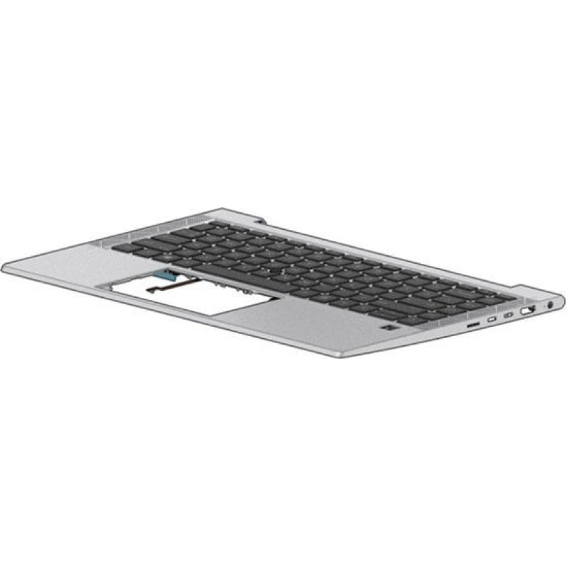 HP TOP COVER W/ KBD CP+PS BL ITL