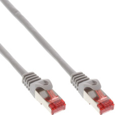 Inline 70pcs. pack Bulk-Pack InLine® Patch cable, S/FTP (PiMf), Cat.6, 250MHz, PVC, CCA, grey, 1m