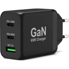 Port Designs 900106-EU ładowarka do urządzeń przenośnych Netbook, Laptop, Smartfon, Tablet Czarny Prąd przemienny Szybkie ładowanie Wewnętrzna
