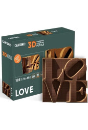 Cartonic Puzzle 3D kartonowe - Love