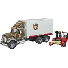 Bruder MACK Granite UPS kontener z wóżkiem widłowym (02828)