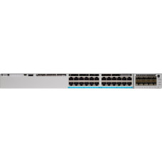 Cisco Switch Cisco Cisco Catalyst C9300L-24UXG-4X-E łącza sieciowe Zarządzany L2/L3 10G Ethernet (100/1000/10000) Obsługa PoE 1U Szary