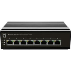 Levelone Switch LevelOne LevelOne IFS-0801 łącza sieciowe Nie zarządzany Fast Ethernet (10/100) Czarny