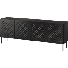 Cama Meble SIENA chest of drawers 200x40x75 matte black