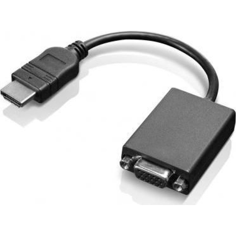 Lenovo Adapter AV Lenovo HDMI - D-Sub (VGA) czarny (03X7583)