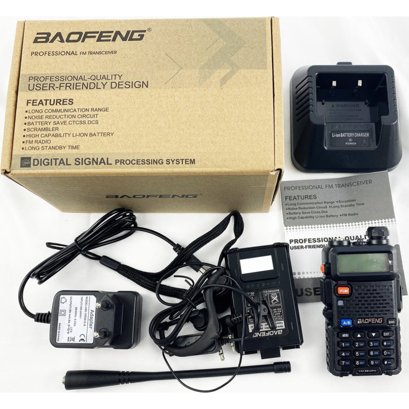 Baofeng Krótkofalówka Baofeng VHF/UHF UV-5R HTQ dual band