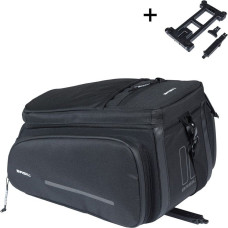 Basil Torba na bagażnik BASIL MOV TRUNK BAG, MIK z adapterem do mocowania, 10-26L, Wodoodporna, Black (NEW 2025)