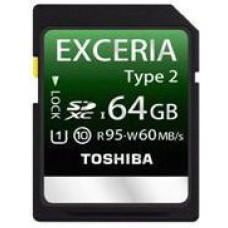 Toshiba Universal  SDHC Class 10 (UHS) Exceria Type2 64Gb