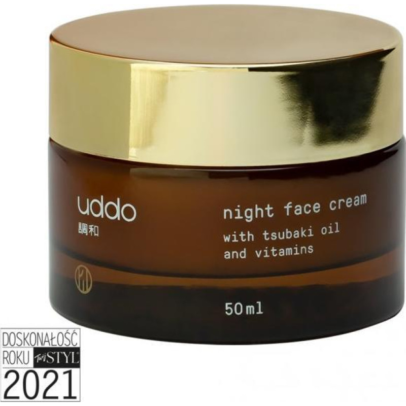 Uddo UDDO_Night Face Cream krem do twarzy z witaminami i olejem Tsubaki na noc 50ml