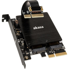 Akasa Adapter na 2 dyski M.2 - 2x PCI-E (AK-PCCM2P-04)