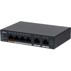 Dahua Technology Switch Dahua Technology DAHUA Switch||CS4006-4GT-60|Type L2|Desktop/pedestal|PoE ports 4|60 Watts|DH-CS4006-4GT-60