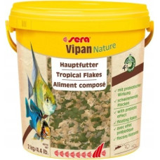 Sera Vipan Nature Large Flakes 10 l, duże płatki - pokarm premium
