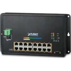 Planet Switch Planet PLANET WGS-4215-16P2S łącza sieciowe Zarządzany L2 Gigabit Ethernet (10/100/1000) Obsługa PoE Czarny