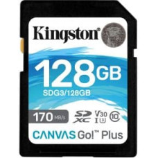 Kingston Canvas Go! Plus 128 GB, SD, Flash memory class 10