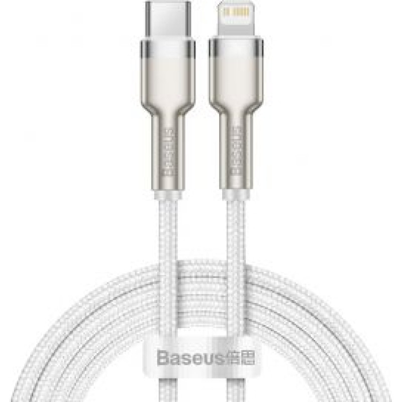 Baseus Baseus Cafule Series Metal Data USB-C / Lightning 20W PD cable 1 m - white