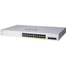 Cisco CBS220-24P-4X Managed L2 Gigabit Ethernet (10/100/1000) Power over Ethernet (PoE) White