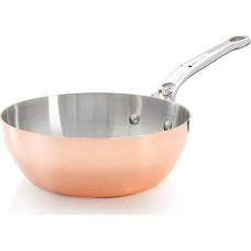 De Buyer De Buyer Prima Matera Sauté Pan Copper/Steel 24cm curved induc.