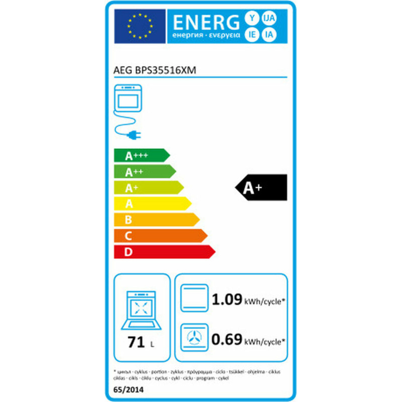 AEG Pirolītiskā cepeškrāsns AEG BPS35516XM