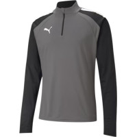Noname Bluza męska Puma teamLIGA 1/4 Zip Top szaro-czarna 657236 13