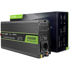 Green Cell INV10 power adapter/inverter Auto 2000 W Black