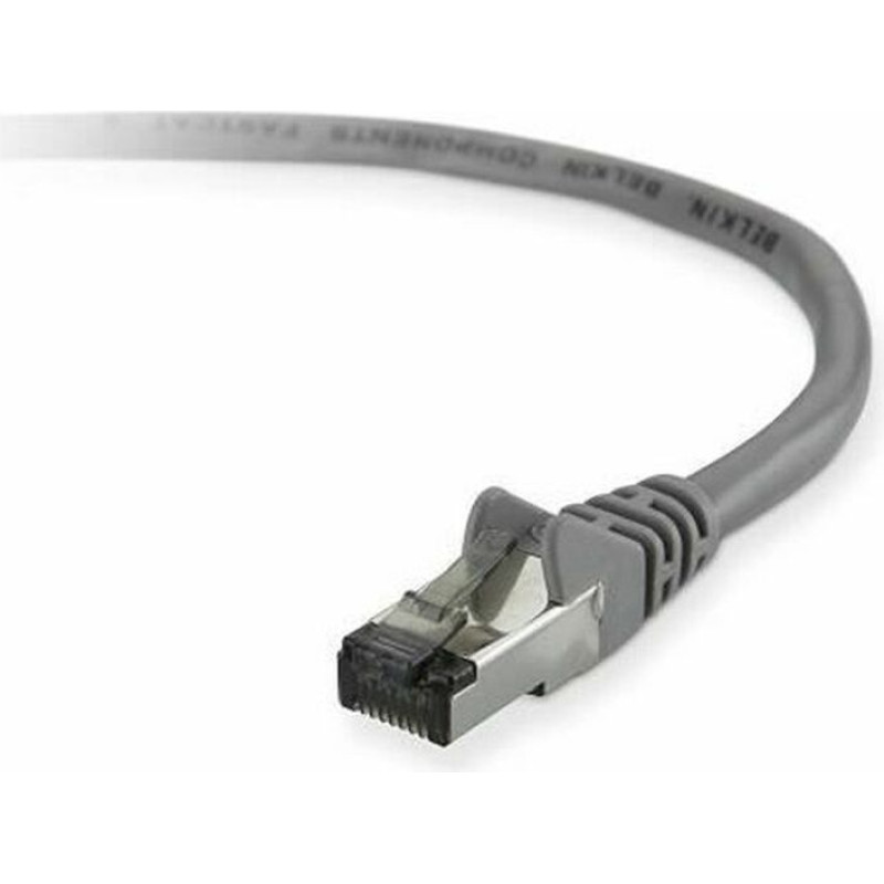 Belkin RJ45 CAT 5e UTP Kabelis Belkin 2m Cat5e STP Melns Pelēks 2 m