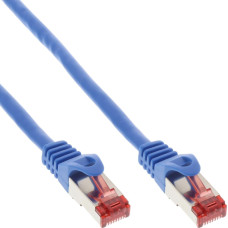 Inline 100pcs. Bulk-Pack InLine® Patch Cable S/FTP PiMF Cat.6 250MHz PVC copper blue 0.5m