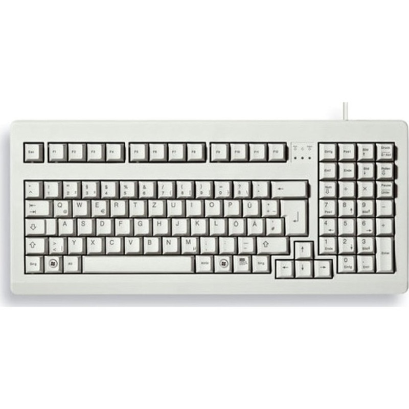 Cherry Klawiatura Cherry Cherry CHERRY G80-1800 GREY/KEYBOARD USB/PS2 ADAPTER SPANISH SP