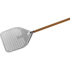 Gi.metal Gi.Metal Woodtech Rectangular Perforated Pizza Peel 30x30 cm Handle 30 cm