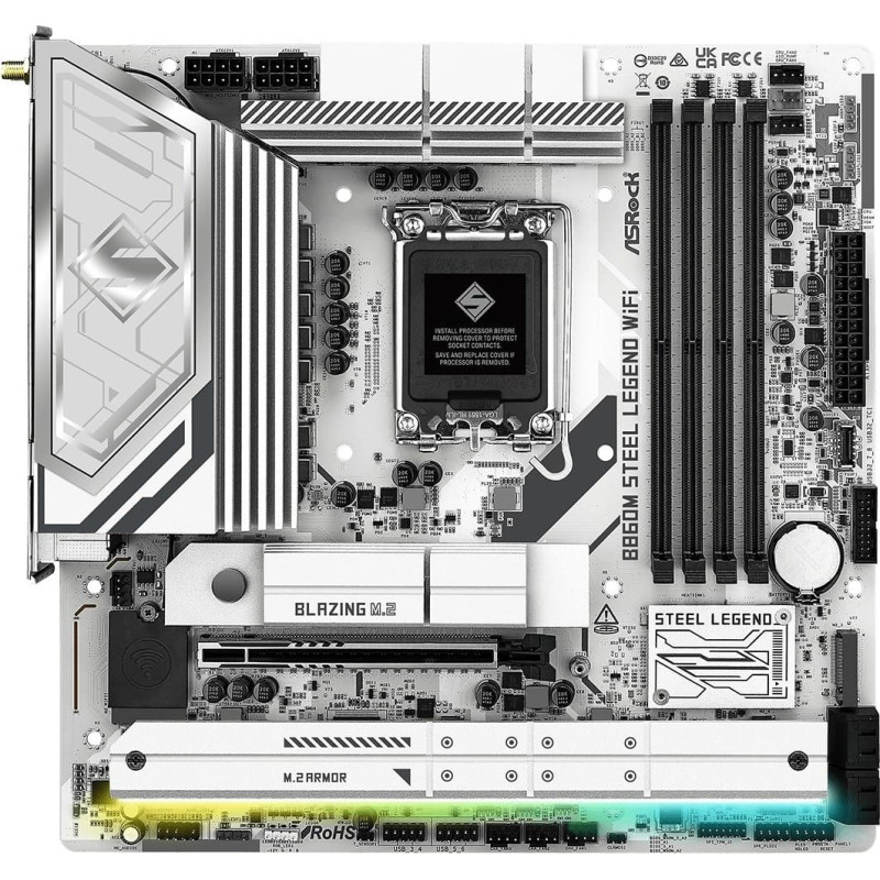 Asrock B860M Steel Legend WiFi motherboard