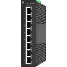 Levelone Switch LevelOne LevelOne IGS-2108P łącza sieciowe Zarządzany L2 Gigabit Ethernet (10/100/1000) Obsługa PoE Czarny